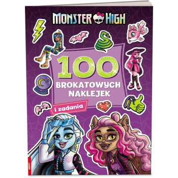 Monster High. 100 brokatowych naklejek
